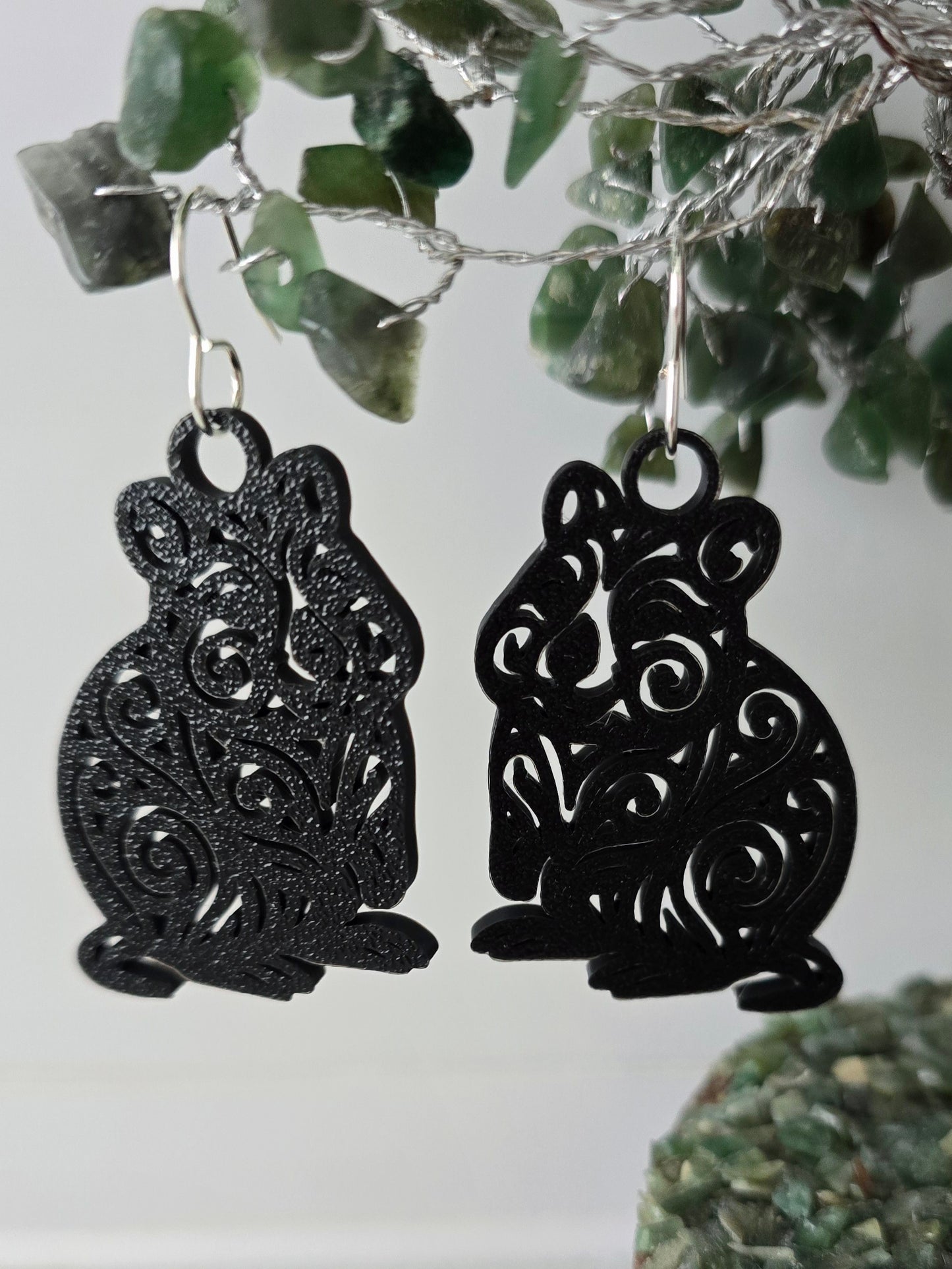 Australian Animal Collection- Quokka 3D Printed Earrings with Hypoallergenic Hooks