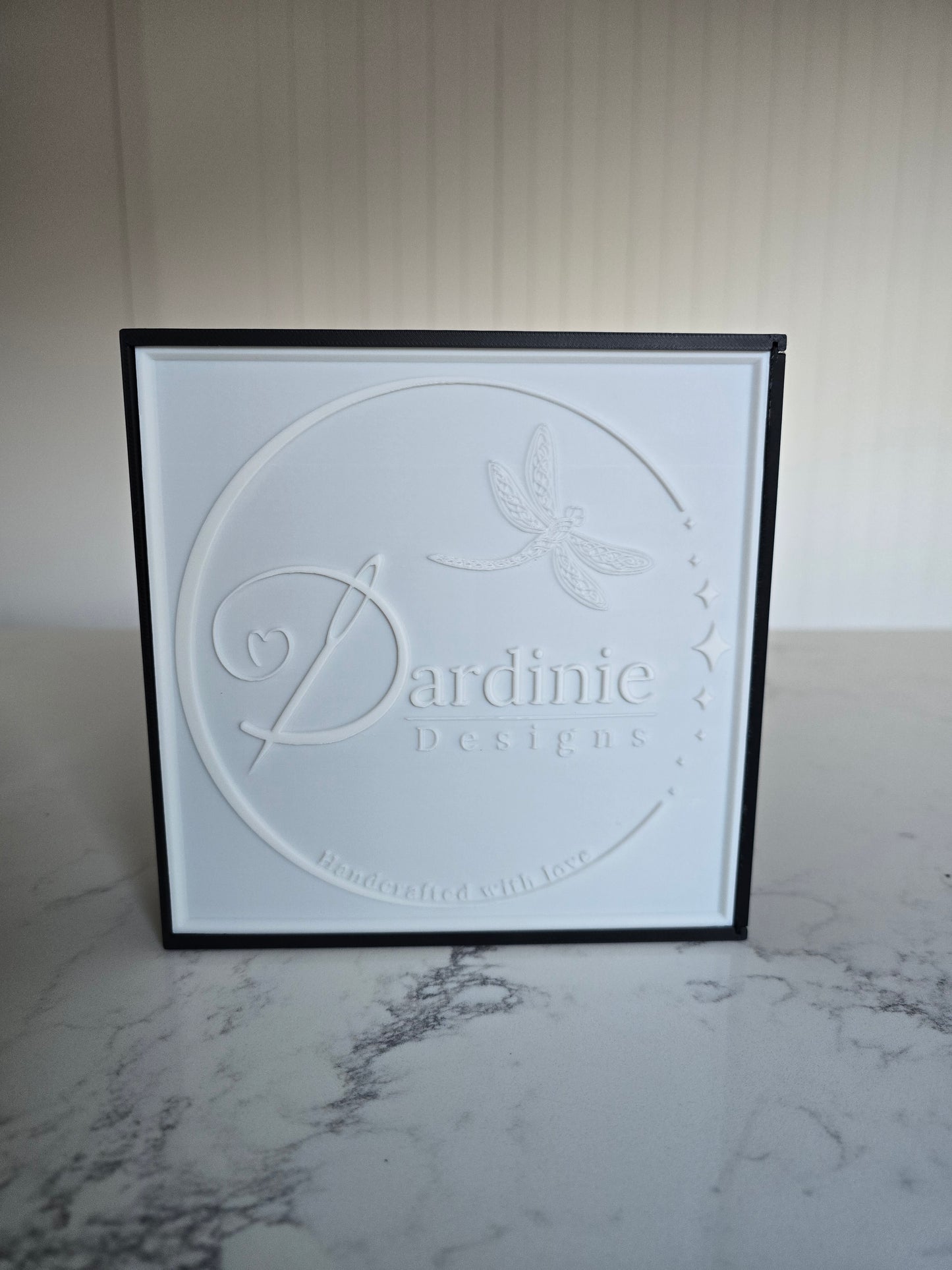 Custom 3D Printed Lithophane Lightbox Keepsake – Memorial, Wedding, Baby or Pet Photo - Light not included