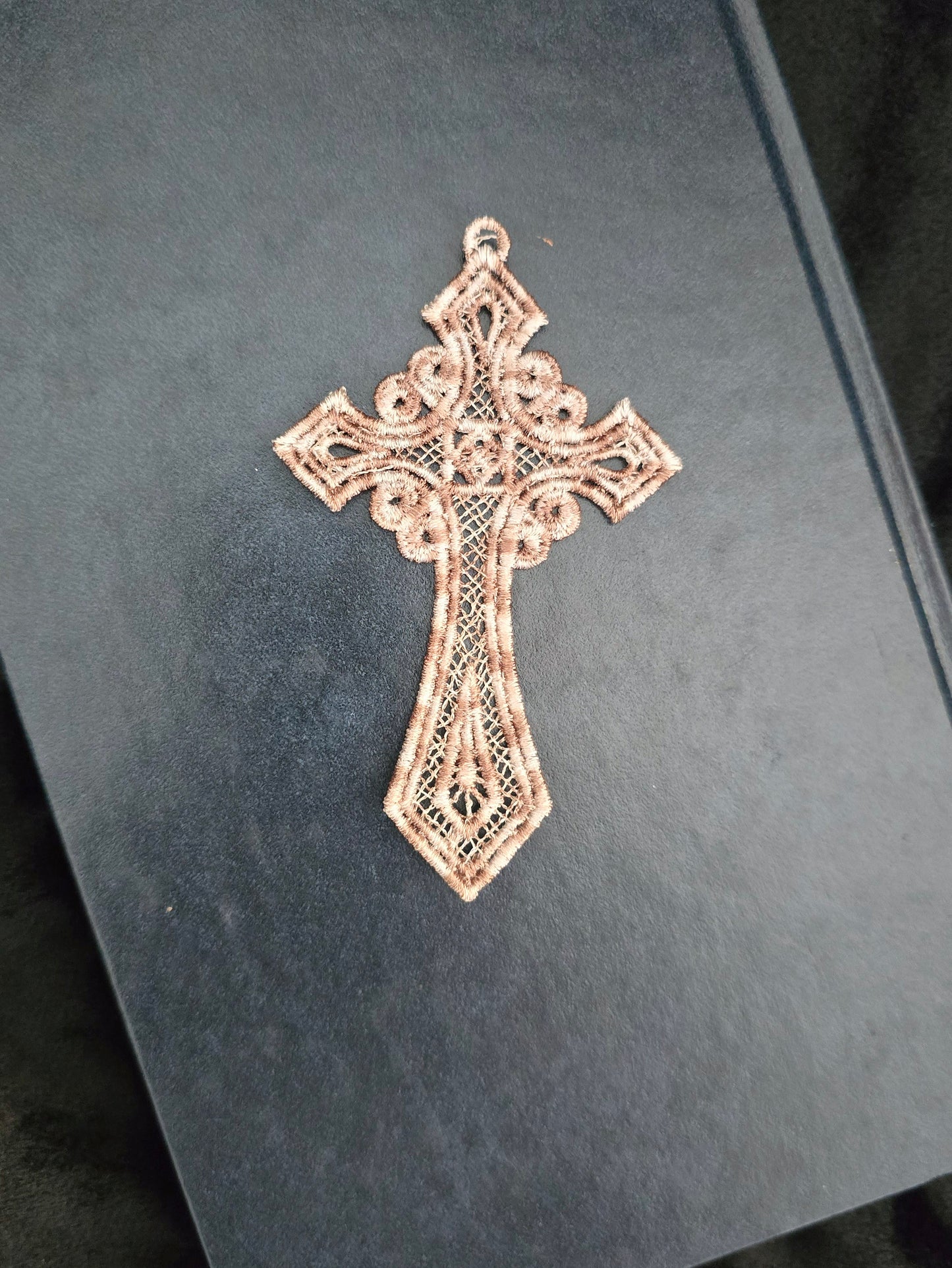 Cross Lace Bookmark / Ornament / Pendant