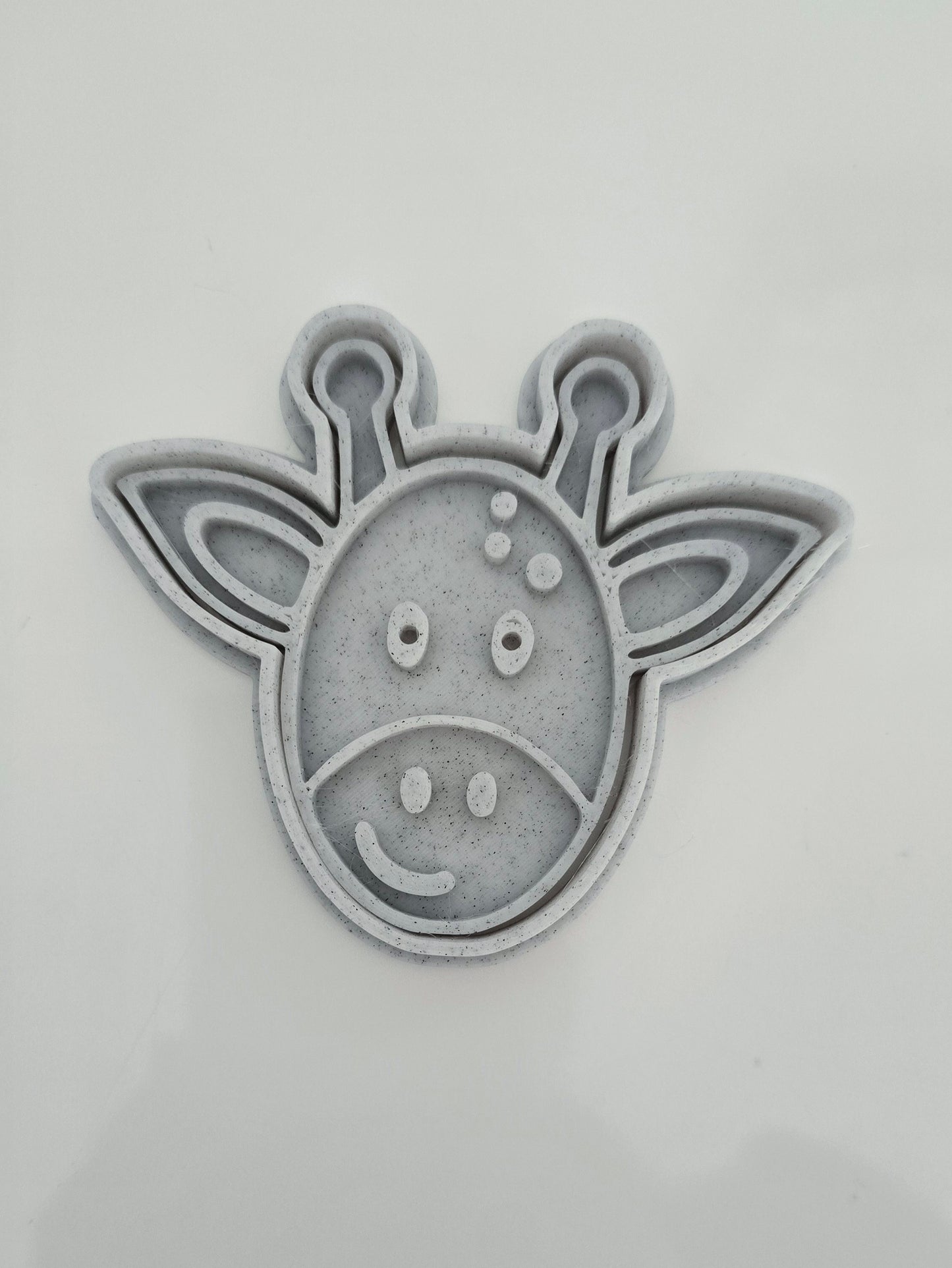 Giraffe 3D Printed Playdough Cutters - set of 2