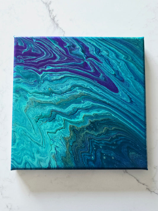 Original Abstract Acrylic Pour Painting by Australian Artist - one of a kind