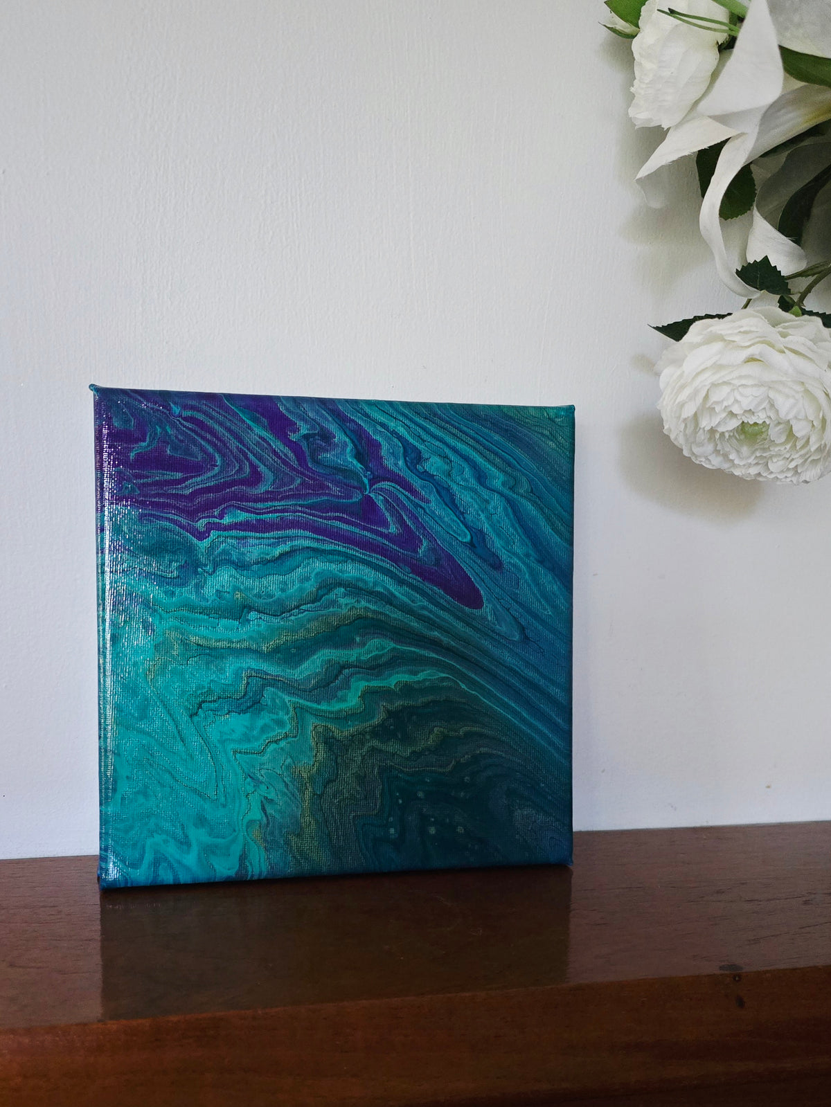 Original Abstract Acrylic Pour Painting by Australian Artist - one of a kind