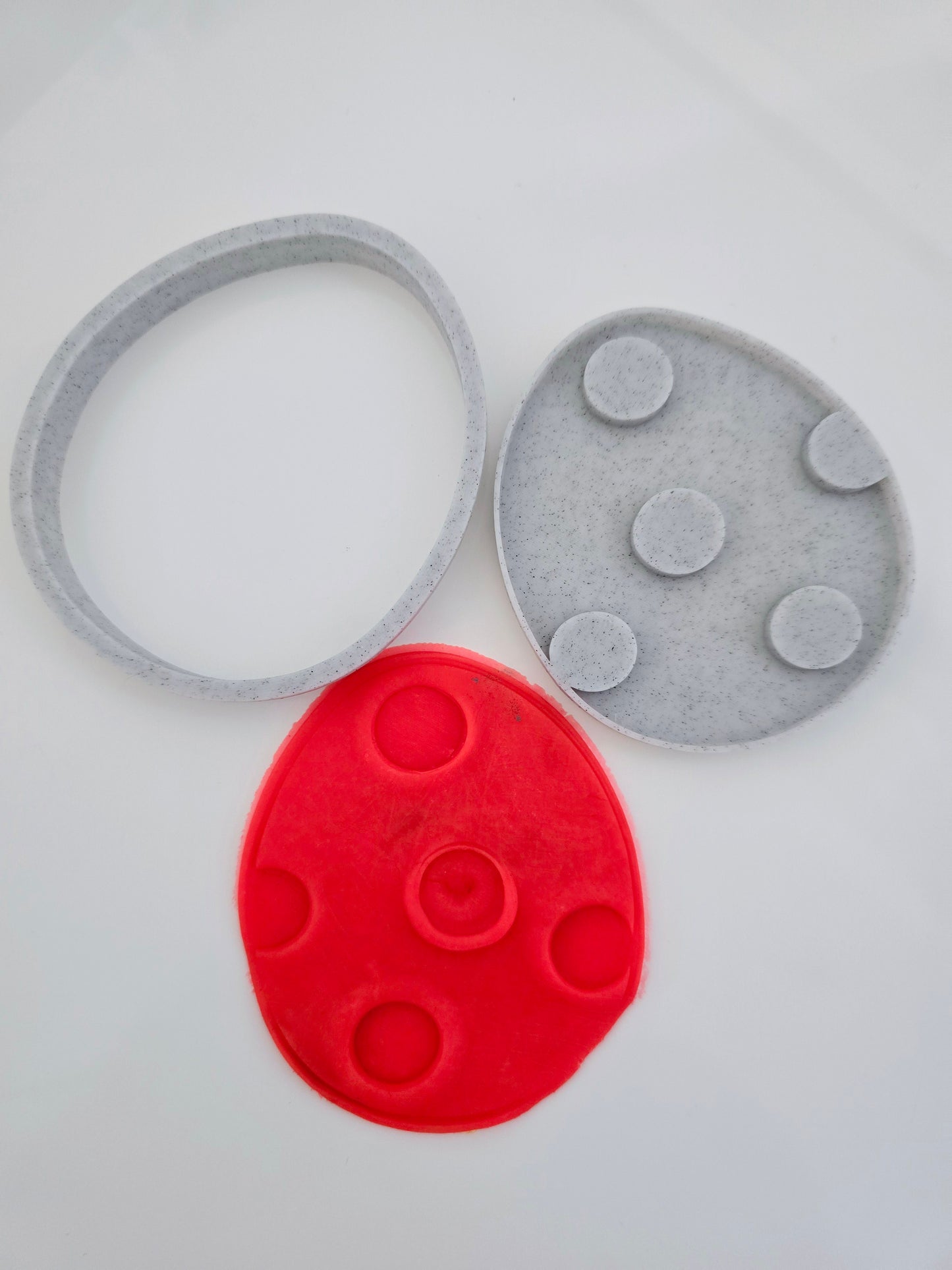 Dinosaur Egg 3D Printed Playdough Cutters - set of 2