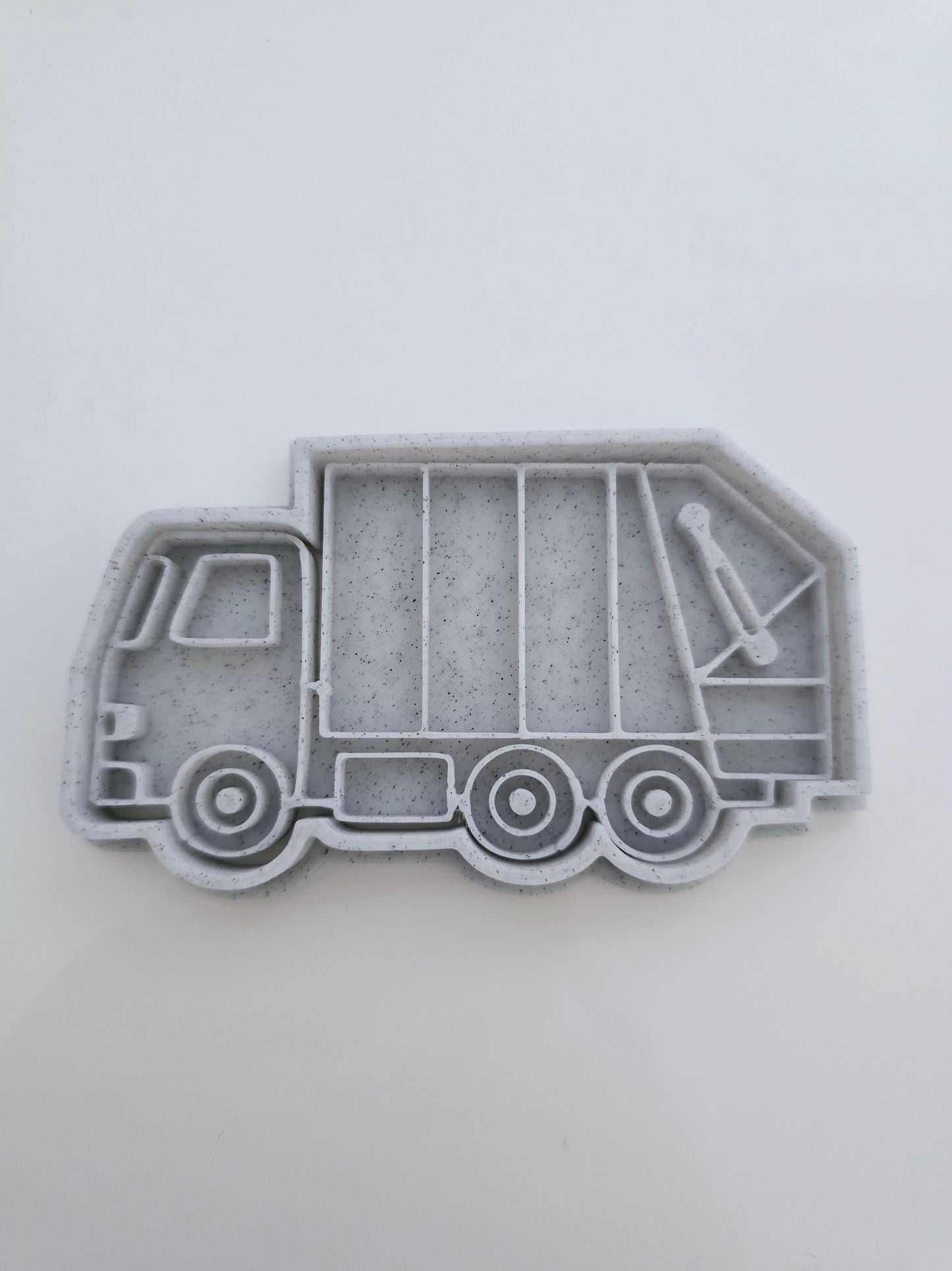 Garbage truck 3D Printed Playdough Cutters - set of 2