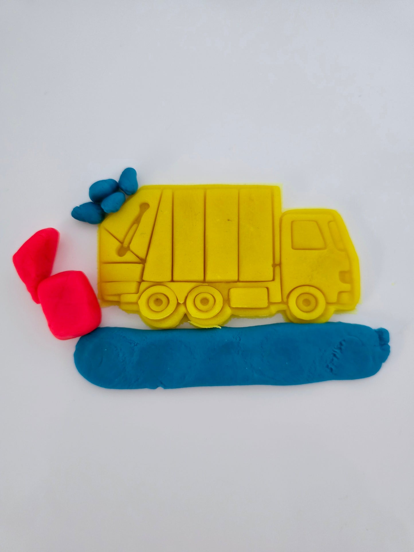 Garbage truck 3D Printed Playdough Cutters - set of 2