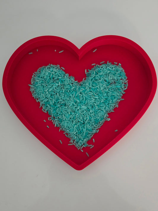 Heart Sensory Tray - Perfect for Creative Play